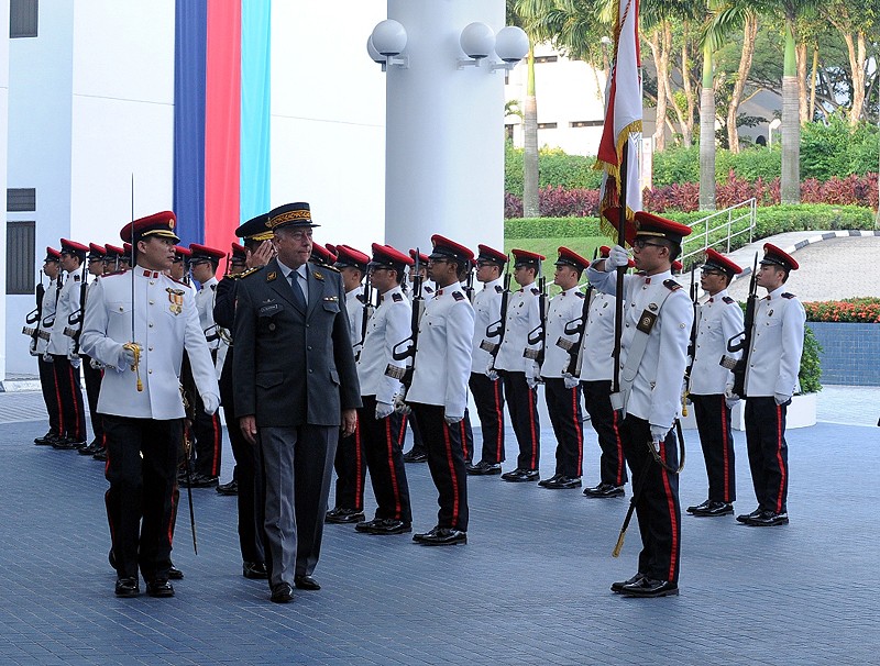 Swiss Chief Of The Armed Forces Makes Introductory Visit To Singapore