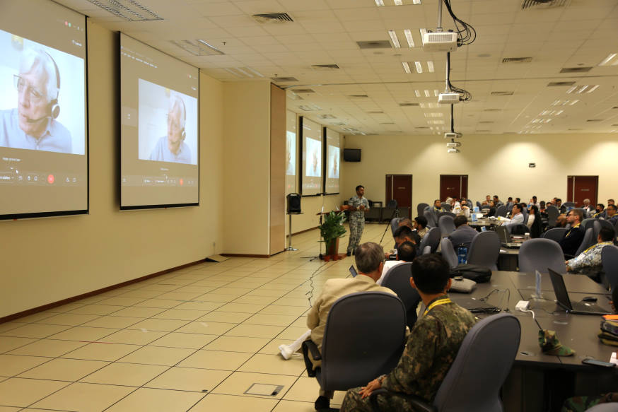 Professor Robert Beckman, Director of Centre for International Law (CIL) at the National University of Singapore shared on the users' navigation rights and activities in exclusive economic zone.