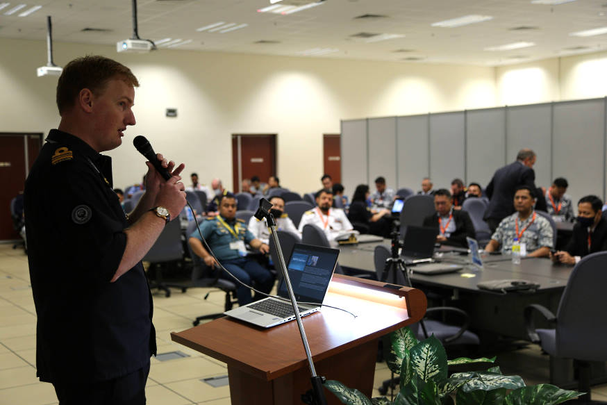 LCDR Mark Douglas, New Zealand International Liaison Officer attached to IFC.