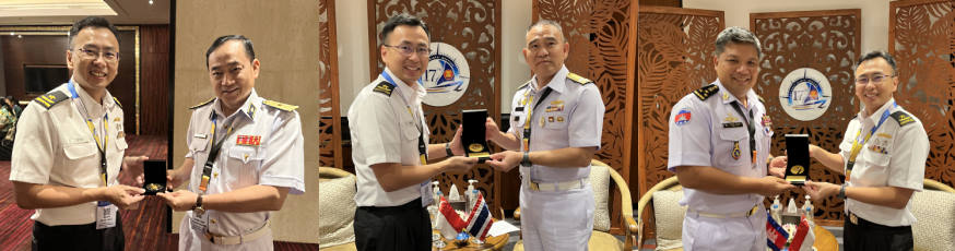 RADM Wat highlighted during his viewpoint exchange at the ANCM with the theme "Synergy at Sea: Regional Cohesion for Peace and Stability".