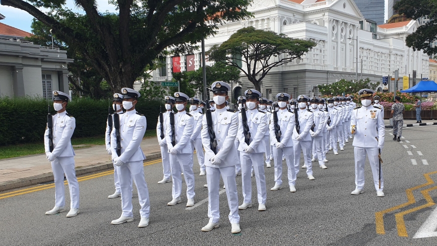 Getting ready to march into the Padang!