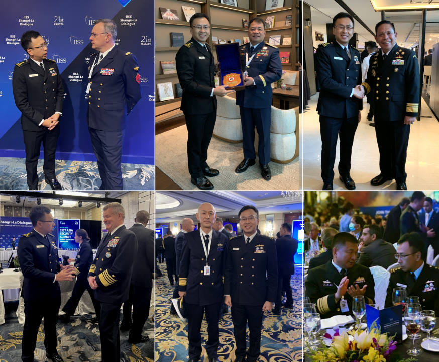 RADM Wat's interactions with various senior defence officials, some of whom are pictured below.