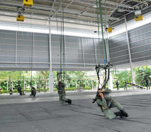 One-stop training for airborne troopers