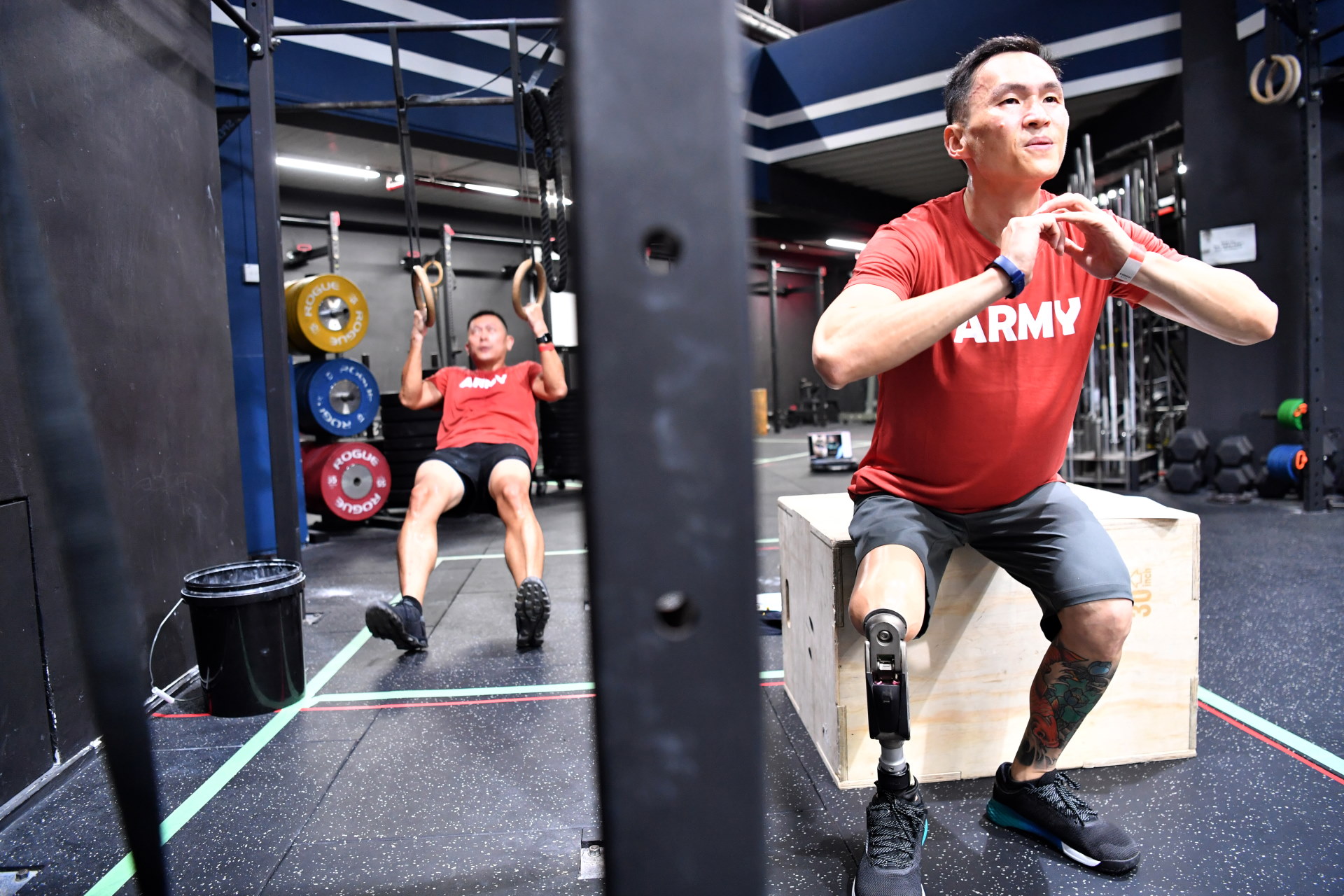 Amputee among over 100 participants who complete SAF Day fitness challenge