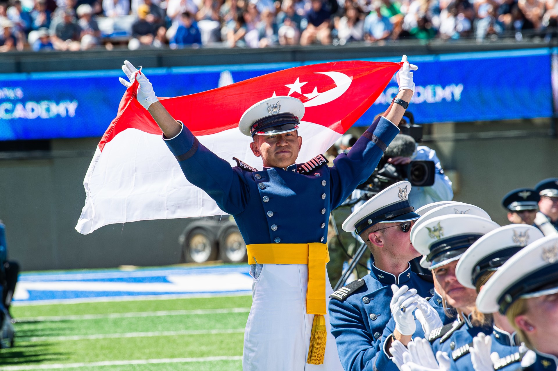 S'pore officer emerges as top US Air Force Academy graduate