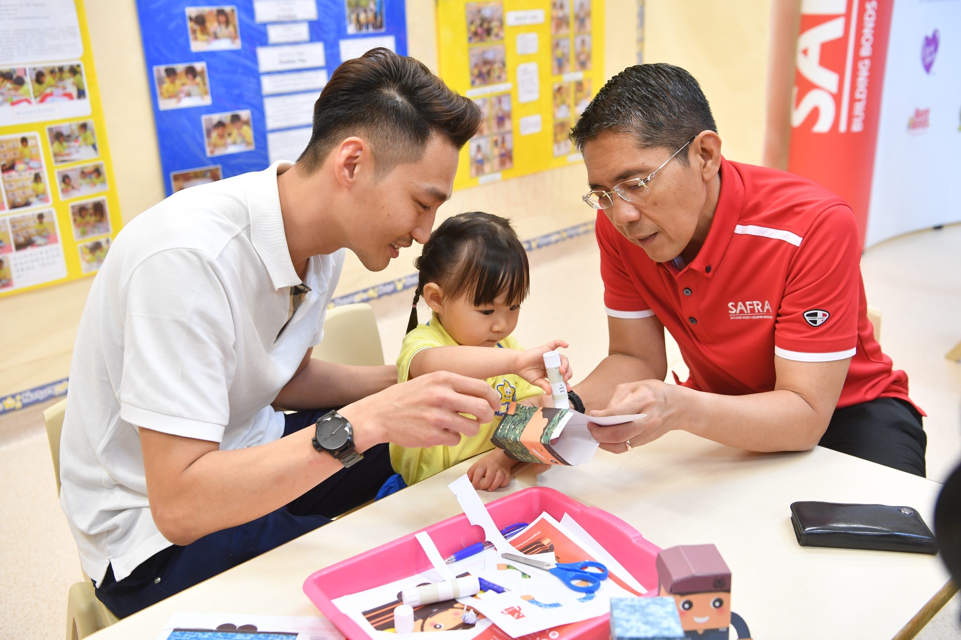 Papercraft messages from pre-schoolers, SAF Day deals to thank NSmen